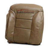 1995-1999 Chevy K1500 2500 Driver Side Lean Back Leather Seat Cover Neutral Tan - usautoupholstery