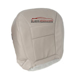 04 Ford Escape Driver Side Bottom Synthetic Leather Seat Cover Tan - usautoupholstery