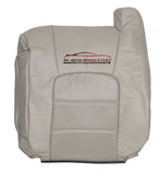 2002 Cadillac Escalade Driver Side Lean Back PERFORATED Leather Seat Cover Shale - usautoupholstery