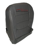 03 Ford F-150 Lariat 4WD CREW 4x4 *Driver Side Bottom Leather Seat Cover Gray - usautoupholstery