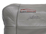 2001 Ford F150 Lariat SuperCrew Driver Side LEAN BACK Leather Seat Cover Gray - usautoupholstery
