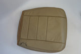 2003-2005 Ford F250 F350 Lariat Driver Side Bottom Leather Seat Cover Tan - usautoupholstery