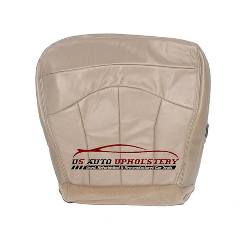 00 01 Ford F150 Lariat 4X4 2WD 7.3L Diesel -DRIVER Bottom Leather Seat Cover TAN - usautoupholstery