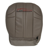 2003 Jeep Grand Cherokee Driver Bottom Synthetic Leather Seat Cover Gray Pattern - usautoupholstery