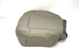 2001 & 2002 GMC Sierra 3500 4X4 SLT Driver Bottom Leather Seat Cover - Gray - usautoupholstery