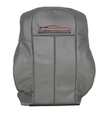 06-10 Chrysler 300 200 Driver Lean Back Synthetic Leather Seat Cover Slate Gray - usautoupholstery