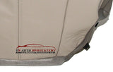 99 00 01 02 GMC Yukon Sierra Passenger Bottom LEATHER Seat Cover 2 Tone Special - usautoupholstery