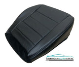 2008-2010 Dodge Charger SE R/T SXT-Driver Side Bottom Leather Seat Cover Dk Gray