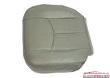 2003 GMC Sierra 3500 Dually SLT Diesel Passenger Bottom LEATHER Seat Cover Gray - usautoupholstery