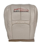 00 Cadillac Escalade Driver Side Bottom PERFORATED Leather Seat Cover Shale - usautoupholstery