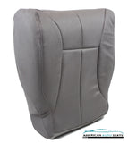 1999-2002 Dodge Ram Driver Bottom Replacement Synthetic Leather Seat Cover GRAY - usautoupholstery