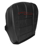 2010 Ford F250 F350 Lariat 4X4 Quad Driver Side Bottom LEATHER Seat Cover Black - usautoupholstery