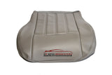 2007 Chrysler 300 Driver Bottom Leather Seat Cover Gray - usautoupholstery