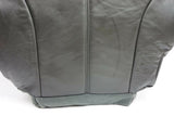 2001 GMC Sierra 2500HD Driver Bottom Leather (Heated/Power) Seat Cover Dark Gray - usautoupholstery