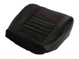 99-04 Mustang GT -Driver Bottom PERFORATED Replacement Leather Seat Cover Black