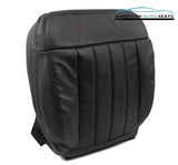 06 Ford F150 Harley-Davidson Super-Cab PASSENGER Bottom Leather Seat Cover BLACK - usautoupholstery