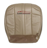 2002-2007 Jeep Grand Cherokee Passenger Bottom Synthetic Leather Seat Cover Tan - usautoupholstery