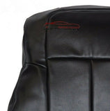 2005-2010 Chrysler 300 200 Passenger Lean Back Leather Seat Cover Black - usautoupholstery