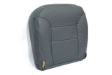 1995-1999 GMC Sierra K3500 *Driver Bottom Replacement Leather Seat Cover Blue - usautoupholstery