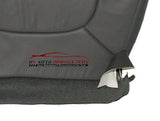 01 Ford F-150 Lariat 4WD CREW 4x4 *Driver Side Bottom Leather Seat Cover Gray - usautoupholstery