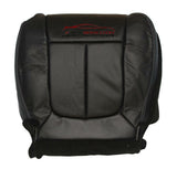 2009 Ford F150 Lariat XLT FX4 Driver Bottom Perforated Leather Seat Cover Black - usautoupholstery