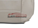 2000 Cadillac Escalade 2WD Driver Lean Back PERFORATED Leather Seat Cover Shale - usautoupholstery