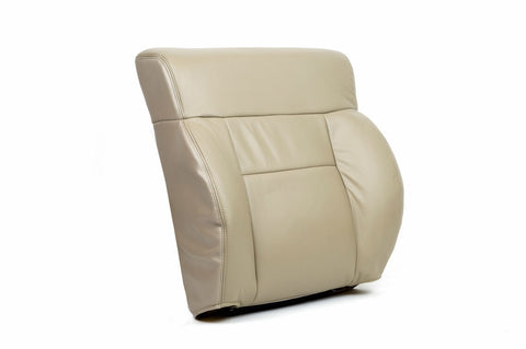 2008 Ford F150 Lariat Driver Side Lean Back Replacement Leather Seat Cover Tan - usautoupholstery