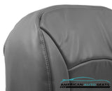2003 E-Series Econoline Van -Driver Side Bottom Vinyl PERFORATED Seat Cover GRAY - usautoupholstery