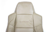 02-03 Ford F250 Lariat -Driver Side LEAN BACK PERFORATED Leather Seat Cover -TAN - usautoupholstery