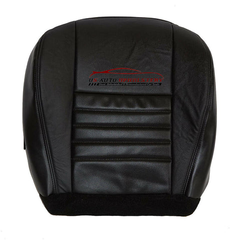 99-04 Mustang GT -Driver Bottom PERFORATED Replacement Leather Seat Cover Black