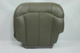 2002 Chevy 2500HD 2500 HD SLT 4X4 Diesel Driver Bottom LEATHER Seat Cover Gray - usautoupholstery