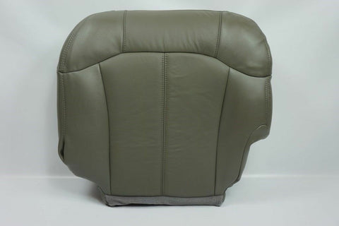 2002 Chevy 2500HD 2500 HD SLT 4X4 Diesel Driver Bottom LEATHER Seat Cover Gray - usautoupholstery