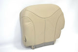 2000 GMC Yukon (SLT, XL, SLE, 4X4, AWD) Driver Bottom Leather Seat Cover In Tan - usautoupholstery
