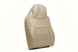 2001 Ford Excursion -Driver Side Lean Back Replacement Leather Seat Cover TAN- - usautoupholstery