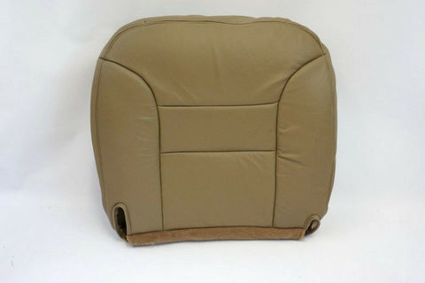 1998 GMC Sierra 3500 SLT -Driver Side Bottom Replacement Leather Seat Cover TAN - usautoupholstery