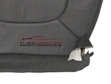 2001 2002 2003 Ford F-150 Lariat 4WD Driver Side Bottom Leather Seat Cover Gray - usautoupholstery