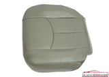 03 GMC Yukon XL SLT Tahoe Suburban Driver Side Bottom LEATHER Seat Cover Gray - usautoupholstery