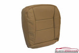 2002 Lincoln Navigator -Driver Side Bottom Replacement LEATHER Seat Cover Tan - usautoupholstery