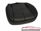 2009 GMC Sierra 3500HD 4x4 z71 Diesel SLT Driver Bottom Leather Seat Cover Black - usautoupholstery