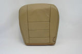 03 F250 F350 4X4 Lariat Diesel -Driver Side Bottom Leather Seat Cover Tan - usautoupholstery