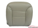 1999 2000 GMC Sierra 2500 Crew SLT SLE Driver Bottom Leather Seat Cover Gray - usautoupholstery