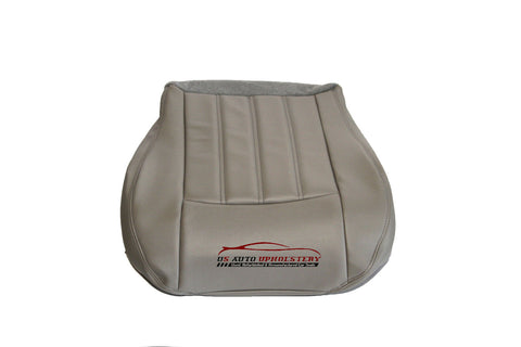 2005-2010 Chrysler 200 300 Passenger Side Bottom Leather Seat Cover Gray - usautoupholstery