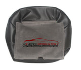1999 2000 Chevy Tahoe Second Row Passenger Bottom Leather Seat Cover 2 Tone Gray - usautoupholstery