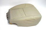 2007 2008 2009 GMC Yukon Denali Driver Side Bottom LEATHER Seat Cover Gray - usautoupholstery