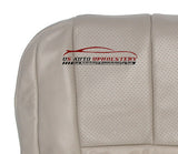 01 02 Cadillac Escalade Driver Side Bottom PERFORATED Leather Seat Cover Shale - usautoupholstery
