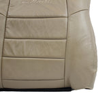 2002 2003 2004 Ford Excursion Limited Driver Lean Back LEATHER Seat Cover Tan - usautoupholstery