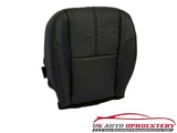 07-12 Chevy Silverado 1500 LTZ LT *Driver Side Bottom Leather Seat Cover Black* - usautoupholstery