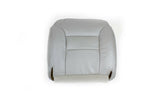 95-99 Chevy Suburban Tahoe 2500 LT LS Leather Driver Side Bottom Seat Cover GRAY - usautoupholstery