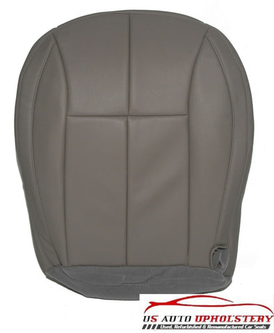 99 00 01 02 Jeep Grand Cherokee Driver Bottom Synthetic Leather Seat Cover Gray - usautoupholstery
