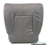 1998 1999 Dodge Ram 1500 Passenger Bottom Synthetic Leather Seat Cover - GRAY - usautoupholstery